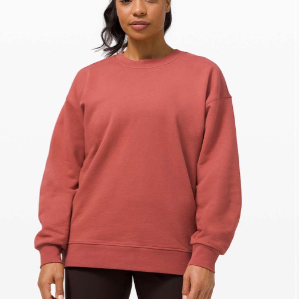 Lululemon Perfectly Oversized Crew Soft Cranberry?? Size 4